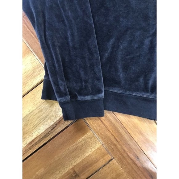 Victoria's Secret VSX Sexy Sport Velour Fitness Workout Zip Up Size Large Black - Picture 6 of 8